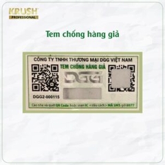 Dầu Gội Phủ Bạc Krush Anh Quốc Hộp 10 Gói x 25ml - Màu Đen Tự Nhiên