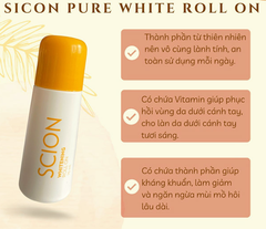 Lăn Khử Mùi Scion Nuskin Mỹ 75ml - Khử Mùi Hôi Nách - Ngăn Mồ Hôi Tức Thì - Dưỡng Trắng Da Dưới Cánh Tay