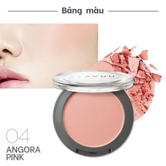 Phấn Má Hồng KLAVUU Urban Pearlsation Natural Powder Bluser Lên Màu Tự Nhiên, Siêu Bám Hàn Quốc 5.5g