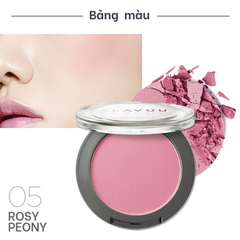 Phấn Má Hồng KLAVUU Urban Pearlsation Natural Powder Bluser Lên Màu Tự Nhiên, Siêu Bám Hàn Quốc 5.5g