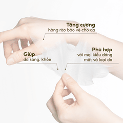 Hộp 10 mặt nạ tế bào gốc Tenzero dưỡng sáng da, phục hồi da, chống lão hoá 28ml
