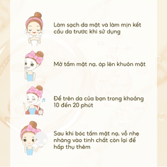 Hộp 10 mặt nạ tế bào gốc Tenzero dưỡng sáng da, phục hồi da, chống lão hoá 28ml