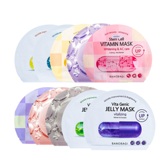 Combo 15 Mặt Nạ Bổ Sung Vitamin Thần Thánh BANOBAGI Vita Genic Mask 30ml (Mix Đủ Loại)