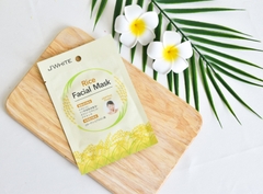 Mặt Nạ Dưỡng Da J'WHITE Facial Mask - Vitamin C Powder Chiết Xuất Lô Hội/Gạo/Thảo Mộc/Trà Xanh 25g Nhật Bản
