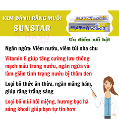 Kem Đánh Răng Muối Sunstar 170g Nội Địa Nhật Bản