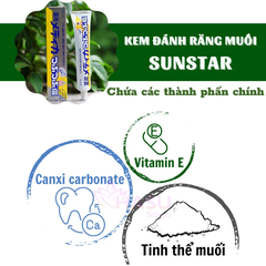 Kem Đánh Răng Muối Sunstar 170g Nội Địa Nhật Bản