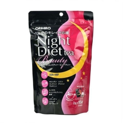Trà Giảm Cân Đẹp Da Ban Đêm Orihiro Night Diet Tea Beauty 16 Gói