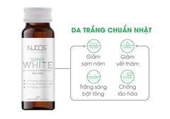 Collagen Uống Trắng Da Mờ Thâm Nám Nucos Super White 50Ml X 10 Chai
