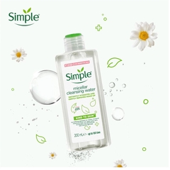Nước Tẩy Trang Simple Dành Cho Da Nhạy Cảm Kind To Skin Micellar Cleansing Water 200ml