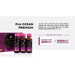 Nước Uống Placenta Tế Bào Gốc Từ Màn Bọc Trứng Cá Hồi Poursoin Pla Ocean Premium Nhật Bản