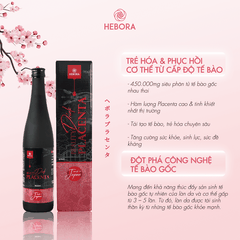 Nước Uống Tế Bào Gốc Nhau Thai Hebora Placenta Nhật Bản 500ml