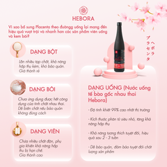 Nước Uống Tế Bào Gốc Nhau Thai Hebora Placenta Nhật Bản 500ml