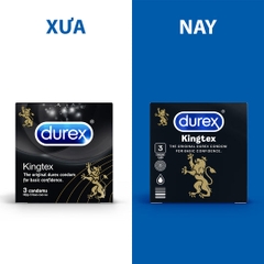[Chính Hãng] Bao Cao Su Durex Kingtex Hộp 3 Cái