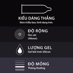 [Chính Hãng] Bao Cao Su Durex Kingtex Hộp 3 Cái