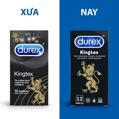 [Chính Hãng] Bao Cao Su Durex Kingtex Hộp 12 Cái