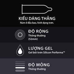 [Chính Hãng] Bao Cao Su Durex Performa Hộp 3 Cái