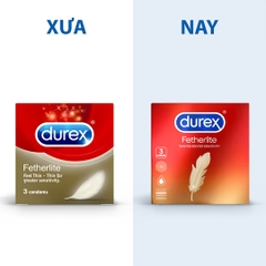 [Chính Hãng] Cao Su Durex Fetherlite Hộp 3 Cái