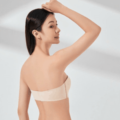 [A04] Áo Ngực Đúc Su Cúp Ngang Chống Tụt Không Gọng Đệm Mỏng Mặc Được Nhiều Kiểu Chất Su Đúc Mát [KÈM DÂY]