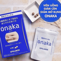 Combo 1 Hộp Viên Uống Onaka Pillbox + 1 Hộp Nhuận Tràng Kokando Hỗ Trợ Táo Bón, Giảm Cân, Giảm Mỡ Bụng Hiệu Quả