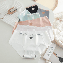 [Mã S11] Quần Lót Nữ Đúc Su Hình Tim Lượn Sóng, Quần Chip Nữ Thun Lạnh Mỏng Nhẹ Tàng Hình (GIAO MÀU NGẪU NHIÊN)