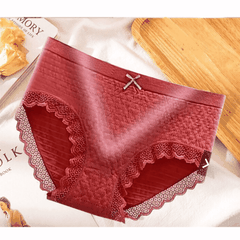 [Mã S02] Quần Lót Nữ Cotton Mềm Mại Viền Ren Ôm Bụng Nâng Mông Co Giãn 4 Chiều