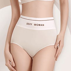 [S25] Quần Lót Nữ Đúc Su Lụa Lạnh Tàng Hình Cạp Cao Gen Bụng Thoáng Khí SEXY WOMAN