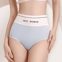 [S25] Quần Lót Nữ Đúc Su Lụa Lạnh Tàng Hình Cạp Cao Gen Bụng Thoáng Khí SEXY WOMAN