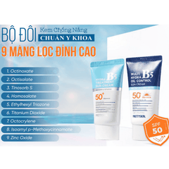 Kem Chống Nắng Pretty Skin Multi Hydra B5 Oil Control Sun Cream SPF 50+/PA++++ - Phục Hồi Dưỡng Trắng Dành Cho Da Dầu