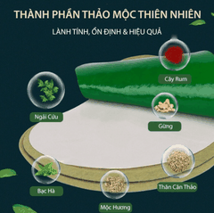 Hộp 12 Miếng Dán Tan Mỡ Bụng Giảm Cân Ngải Cứu Detox Giảm Mỡ Eo Thon Gọn Hiệu Quả Tiện Lợi