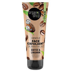 Tẩy Da Chết Cho Da Mặt Organic Shop Chiết Xuất Từ Cà Phê, Xoài & Mơ, Gừng & Hoa Anh Đào Bản Anh 75ml