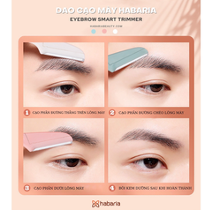 Set 3 Dao Cạo Lông Mày Habaria Eyebrow Smart Trimmer