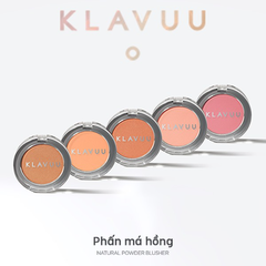 Phấn Má Hồng KLAVUU Urban Pearlsation Natural Powder Bluser Lên Màu Tự Nhiên, Siêu Bám Hàn Quốc 5.5g