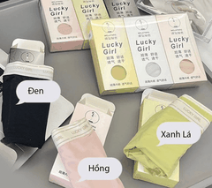 [Mã S17] Hộp 3 Quần Lót Nữ Lucky Girl Lụa Cao Cấp Tàng Hình Cạp Cao Mỏng Nhẹ Thoáng Mát (GIAO MÀU NGẪU NHIÊN)