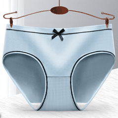 [Mã S01] Quần Lót Nữ Gân Tăm Gắn Nơ Dễ Thương Thông Hơi Mềm Mại Co Giãn 4 Chiều