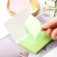 Giấy Thấm Dầu CHANCCI Hộp 100 Miếng Giúp Vệ Sinh Dầu Nhờn Thừa Trên Da Mặt Nhỏ Gọn Tiện Lợi