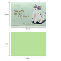 Giấy Thấm Dầu CHANCCI Hộp 100 Miếng Giúp Vệ Sinh Dầu Nhờn Thừa Trên Da Mặt Nhỏ Gọn Tiện Lợi