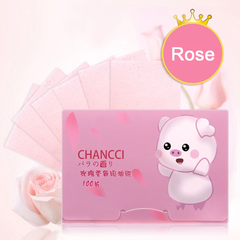 Giấy Thấm Dầu CHANCCI Hộp 100 Miếng Giúp Vệ Sinh Dầu Nhờn Thừa Trên Da Mặt Nhỏ Gọn Tiện Lợi