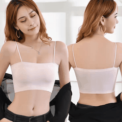 [Mã A03] Áo Ống Su Bra 2 Dây Nâng Ngực Có Mút Tháo Rời, Áo Quây Su 2 Dây Freesize Dưới 58kg