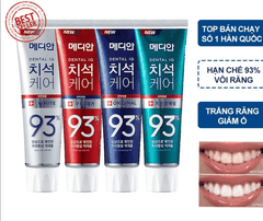 Combo 4 Kem đánh răng Median Dental IQ 93% Toothpaste 120g - Cho răng trắng sáng, nụ cười tự tin