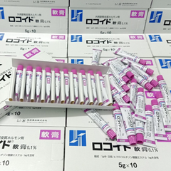 Kem Bôi Vết Đốt Côn Trùng, Muỗi Đốt Rokoito Locoid Ointment Nhật Bản 5g