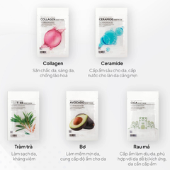 Mặt nạ giấy trong suốt Tenzero dưỡng ẩm và phục hồi cho da - 1 miếng x 25ml