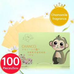 Giấy Thấm Dầu CHANCCI Hộp 100 Miếng Giúp Vệ Sinh Dầu Nhờn Thừa Trên Da Mặt Nhỏ Gọn Tiện Lợi