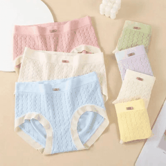 [Mã S05] Combo 3 quần lót nữ cotton kháng khuẩn, quần lót nữ gắn nơ chất cotton siêu đẹp (Giao màu ngẫu nhiên)
