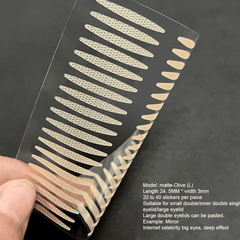 Miếng dán kích mí siêu tàng hình tự nhiên thoải mái chống mồ hôi