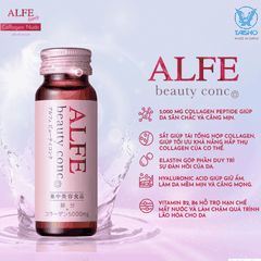 Collagen uống ALFE Beauty Conc hỗ trợ tăng đàn hồi da, giúp da sáng đẹp Hộp 10 chai x 50ml