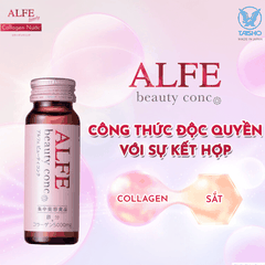 Collagen uống ALFE Beauty Conc hỗ trợ tăng đàn hồi da, giúp da sáng đẹp Hộp 10 chai x 50ml