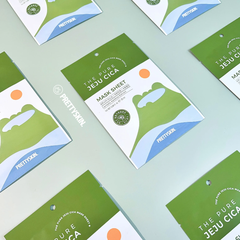 [Chính Hãng] Mặt Nạ Rau Má THE PURE JEJU CICA PRETTYSKIN Hàn Quốc Cấp Ẩm, Dưỡng Trắng & Se Khít Lỗ Chân Lông 25ml