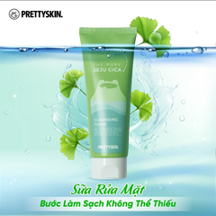 [Chính Hãng] Sữa Rửa Mặt Rau Má CLEANSING FOAM PRETTY SKIN Hàn Quốc Dưỡng Trắng, Giảm Mụn Ngừa Thâm 150ml