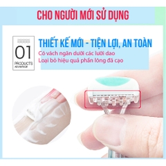 Set 2 Dao cạo KAI Bikini Line Nhật Bản