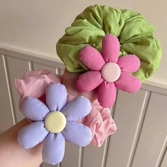 Buộc Tóc Scrunchies, Dây Buộc Tóc Hoa, Dây Buộc Tóc Đuôi Ngựa Đàn Hồi Cao Cấp Nhẹ Nhàng Thời Trang Dành Cho Nữ